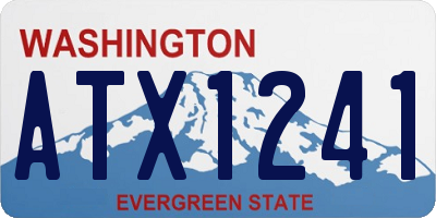 WA license plate ATX1241