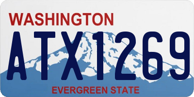 WA license plate ATX1269