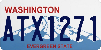WA license plate ATX1271