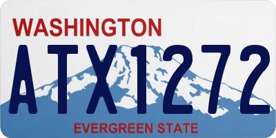 WA license plate ATX1272