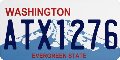 WA license plate ATX1276