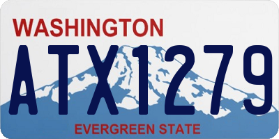 WA license plate ATX1279