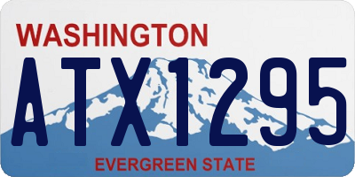 WA license plate ATX1295