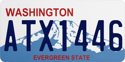 WA license plate ATX1446