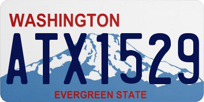 WA license plate ATX1529