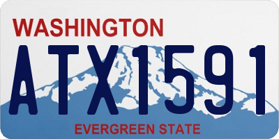 WA license plate ATX1591