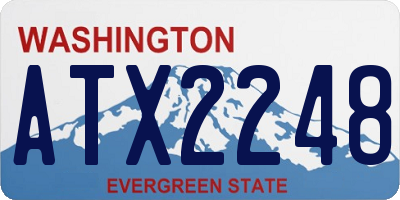 WA license plate ATX2248