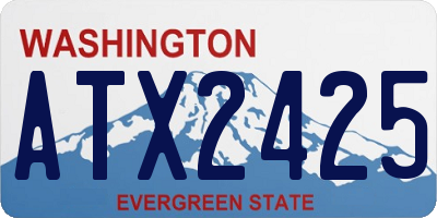 WA license plate ATX2425
