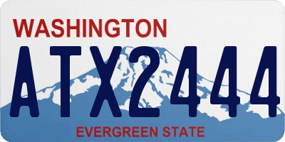 WA license plate ATX2444