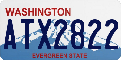 WA license plate ATX2822