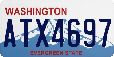 WA license plate ATX4697