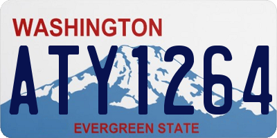 WA license plate ATY1264
