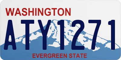 WA license plate ATY1271