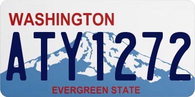WA license plate ATY1272