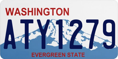 WA license plate ATY1279