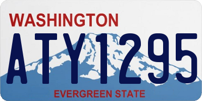 WA license plate ATY1295