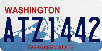 WA license plate ATZ1442
