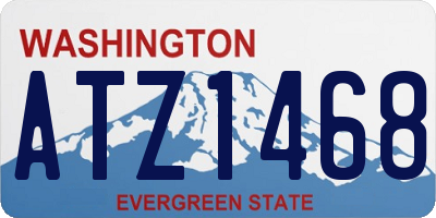 WA license plate ATZ1468