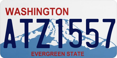 WA license plate ATZ1557