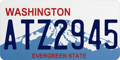 WA license plate ATZ2945