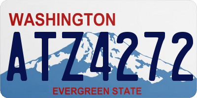 WA license plate ATZ4272