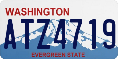 WA license plate ATZ4719