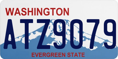 WA license plate ATZ9079
