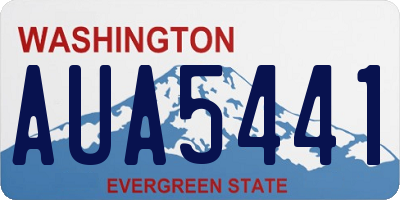 WA license plate AUA5441