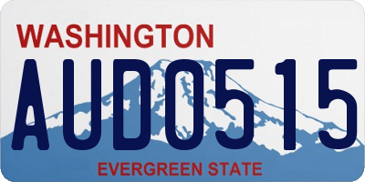 WA license plate AUD0515