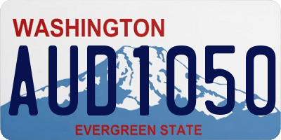WA license plate AUD1050