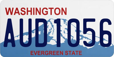 WA license plate AUD1056