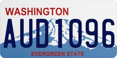 WA license plate AUD1096