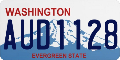 WA license plate AUD1128