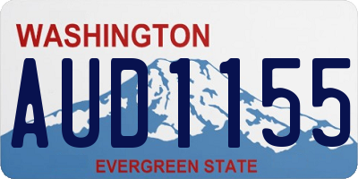 WA license plate AUD1155