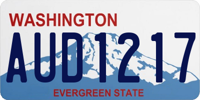 WA license plate AUD1217