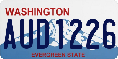 WA license plate AUD1226