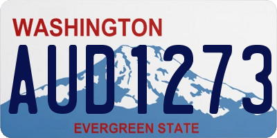 WA license plate AUD1273