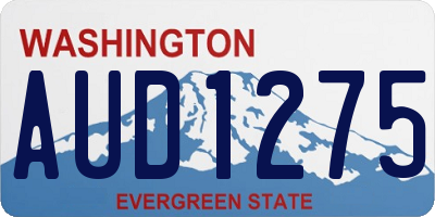 WA license plate AUD1275