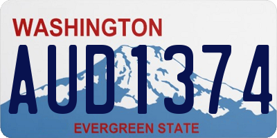 WA license plate AUD1374