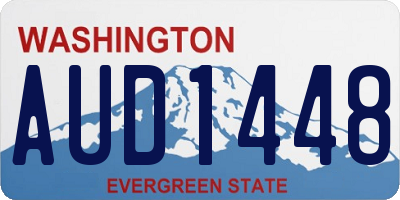 WA license plate AUD1448