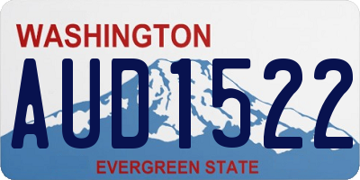 WA license plate AUD1522