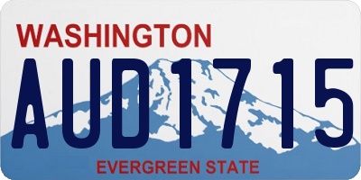 WA license plate AUD1715