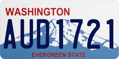 WA license plate AUD1721
