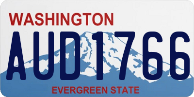 WA license plate AUD1766
