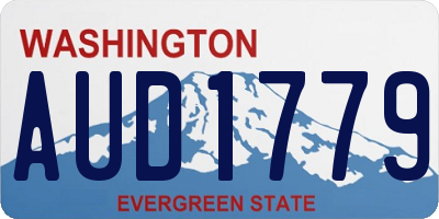 WA license plate AUD1779