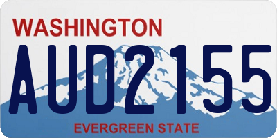 WA license plate AUD2155