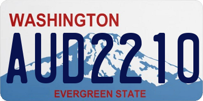 WA license plate AUD2210