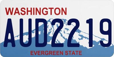 WA license plate AUD2219