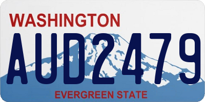 WA license plate AUD2479