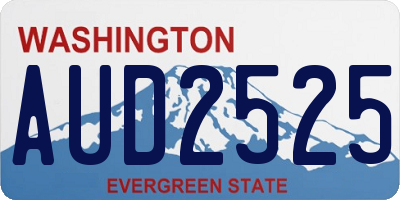 WA license plate AUD2525
